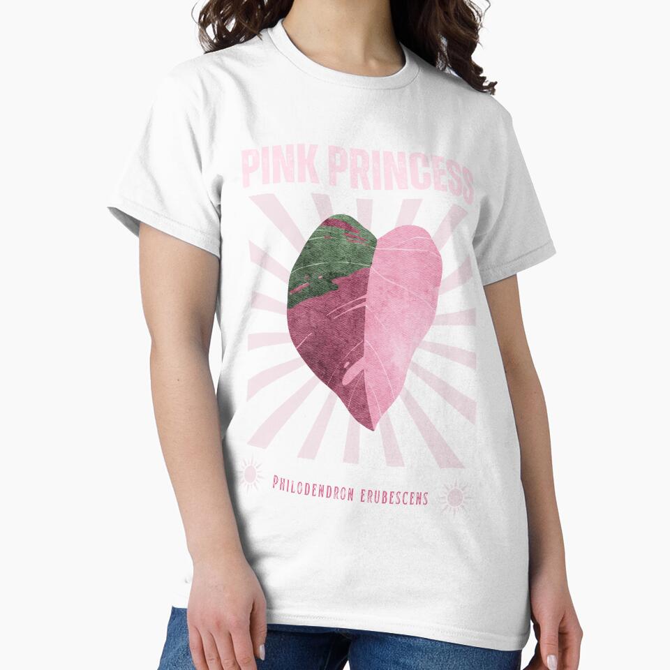Pink Princess Philodendron Leaf – Botanical Plant Lover Design for Rare Houseplant Collectors by Thehatinthecat