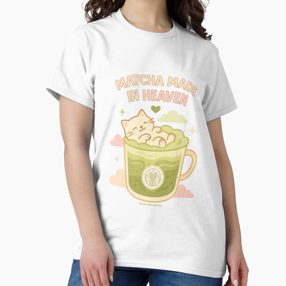 Matcha Made in Heaven – Relaxing Cat in Iced Matcha by MLynCollective