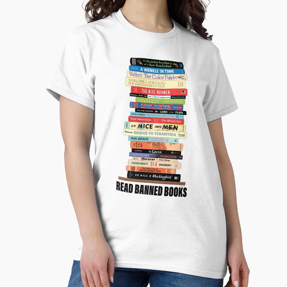 Read Banned Books, Teacher Librarian Gift, Social Justice Bookish, Banned Books by MisterrAB