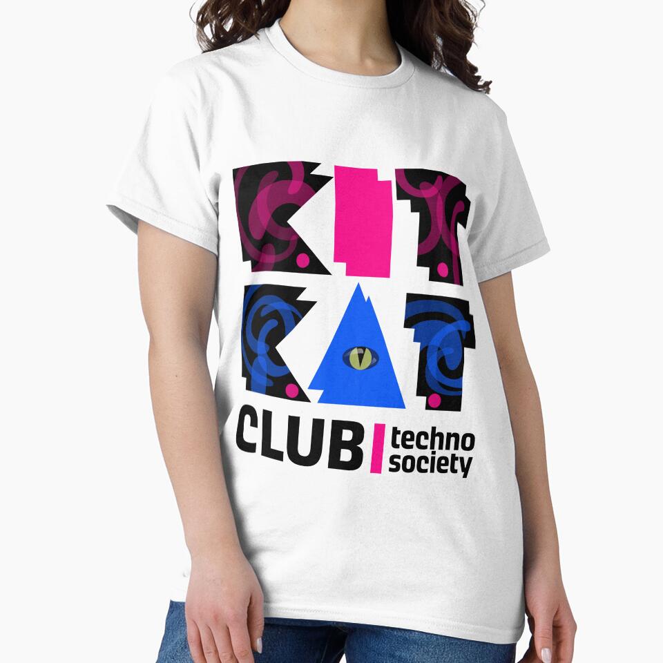 Kit Kat Club techno society typography by Franco Moody