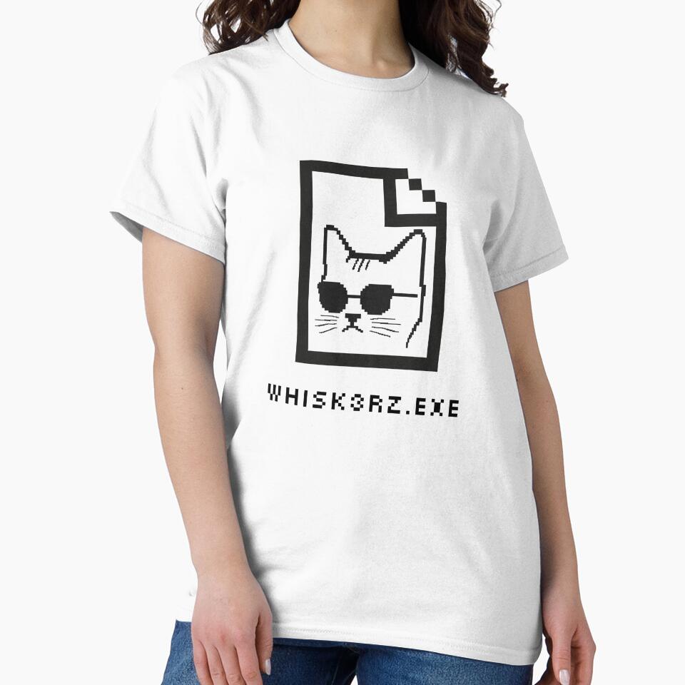 Cat Programming Humor: Whiskers the Hacker by GoblinBoutique