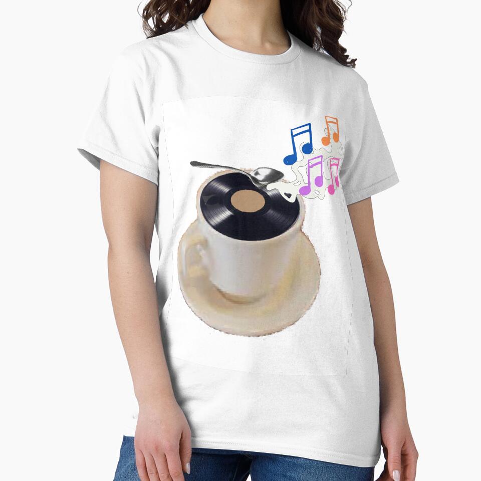 coffee music vinyl record by bob-design1