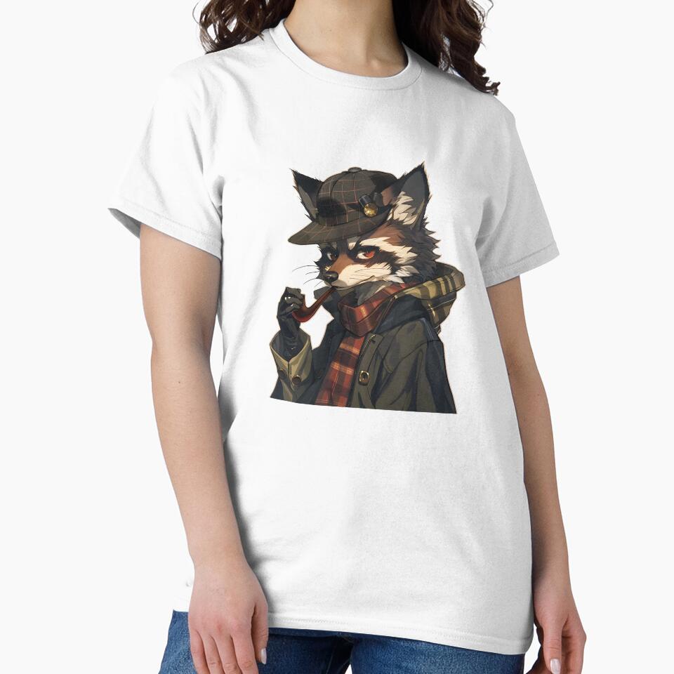 Sherlock Holmes Raccoon by xiao xuans