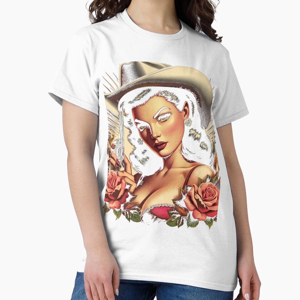 Retro Western Pin-up by PulpVintage