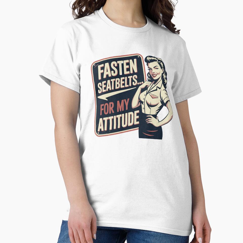 Vintage retro pinup iconic Flight Attendant by CabinChaos