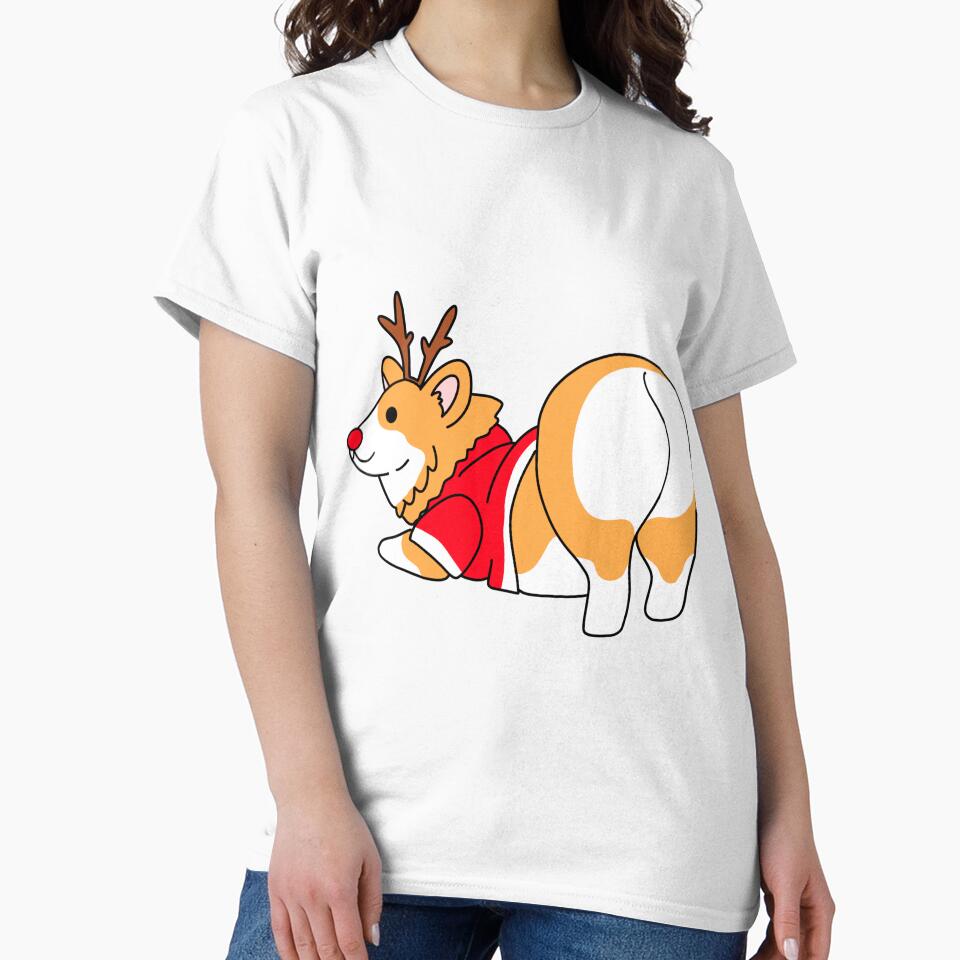 Corgi Butt Christmas | Adorable corgi by Mixture-DESIGN