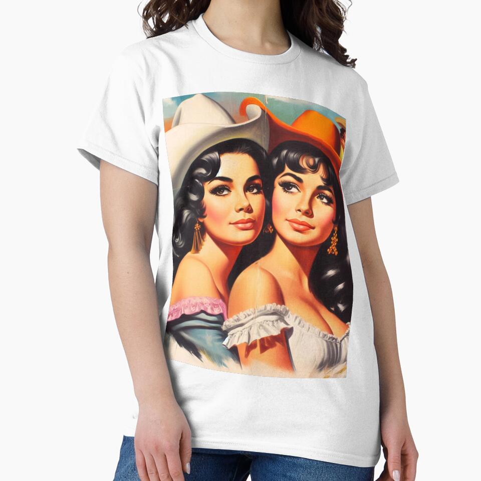 Vintage Cute Cowgirls by PulpVintage