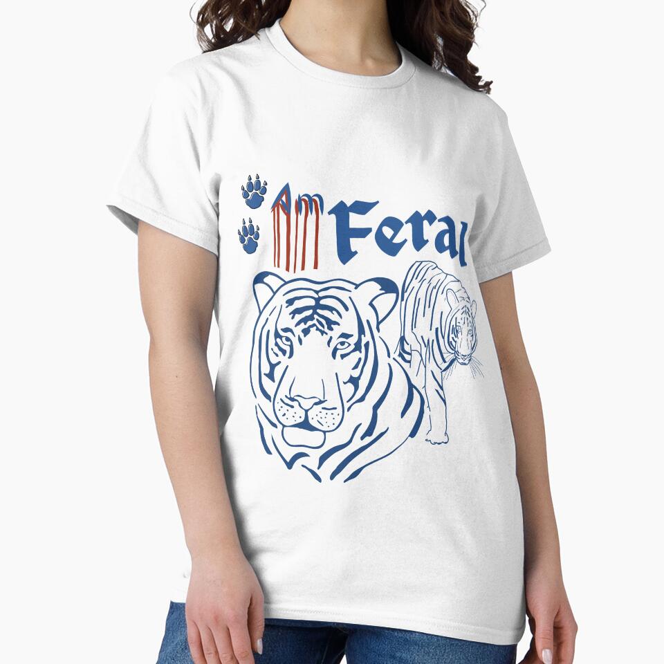 I Am Feral,Tiger by RedFlowerful