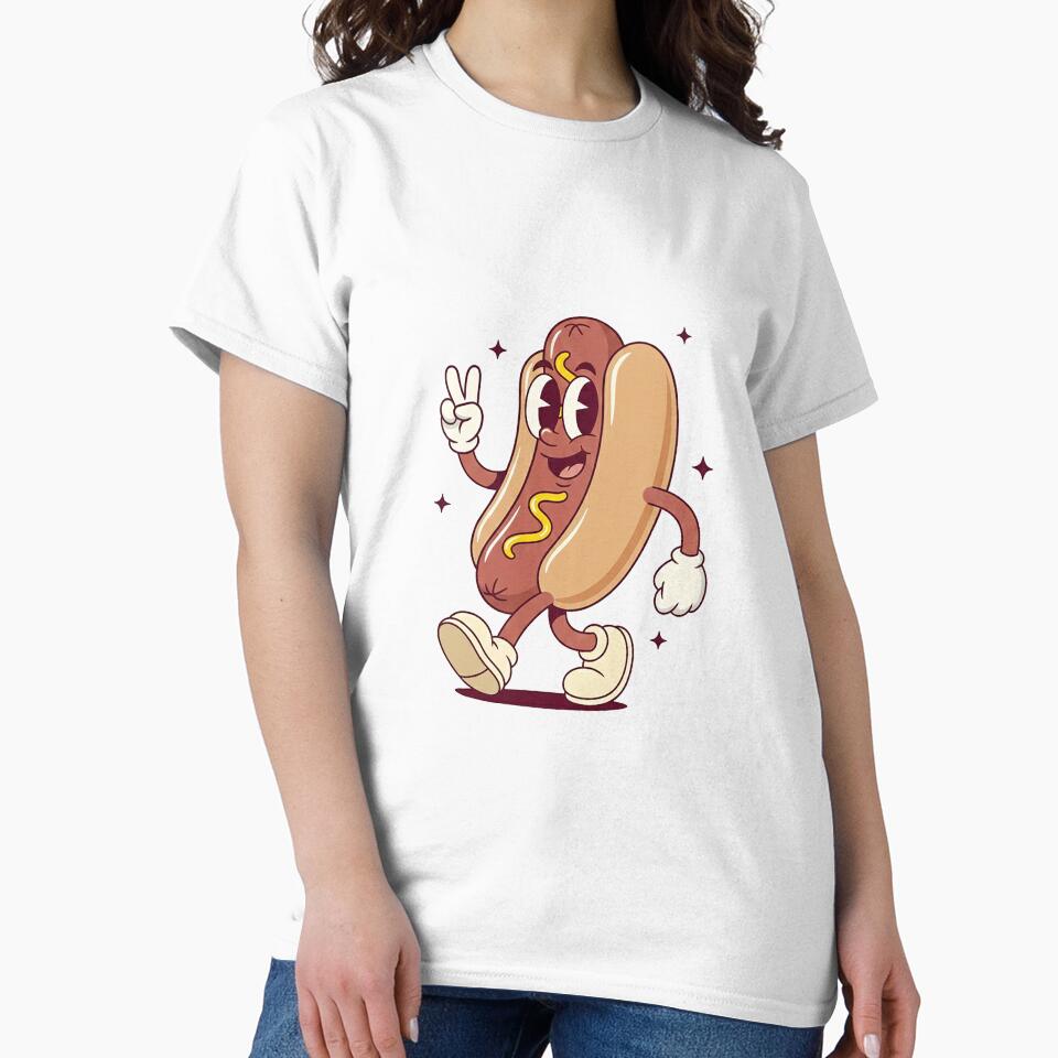 Cute Hot Dog Cartoon Character by HoopeStylee