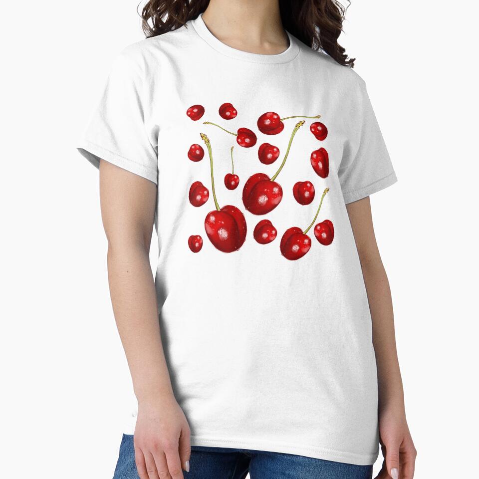 Bright Red Cherry Pattern – Fun and Vibrant Design for Gifts and Home Decor by Dina Stoianova