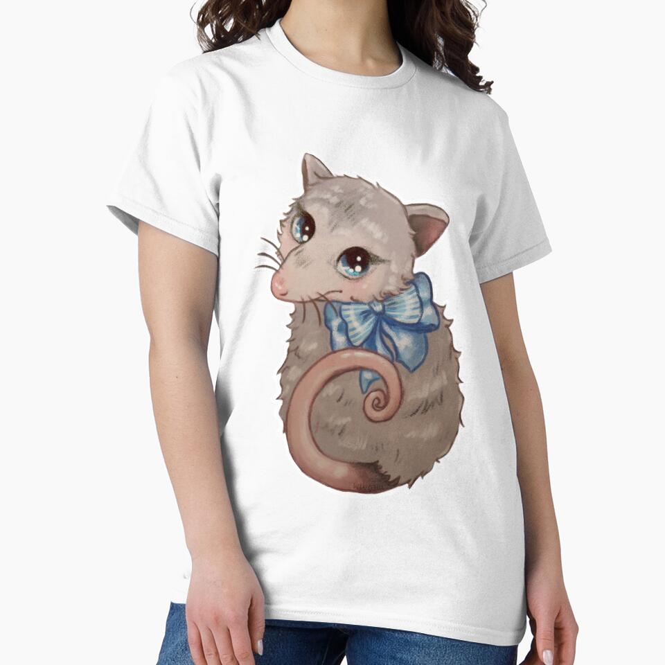 Kitsch Vintage Trash Cat Opossum by Jenna Wing-Hu