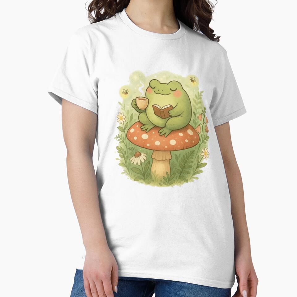 Frog on a mushroom by BioFaStore