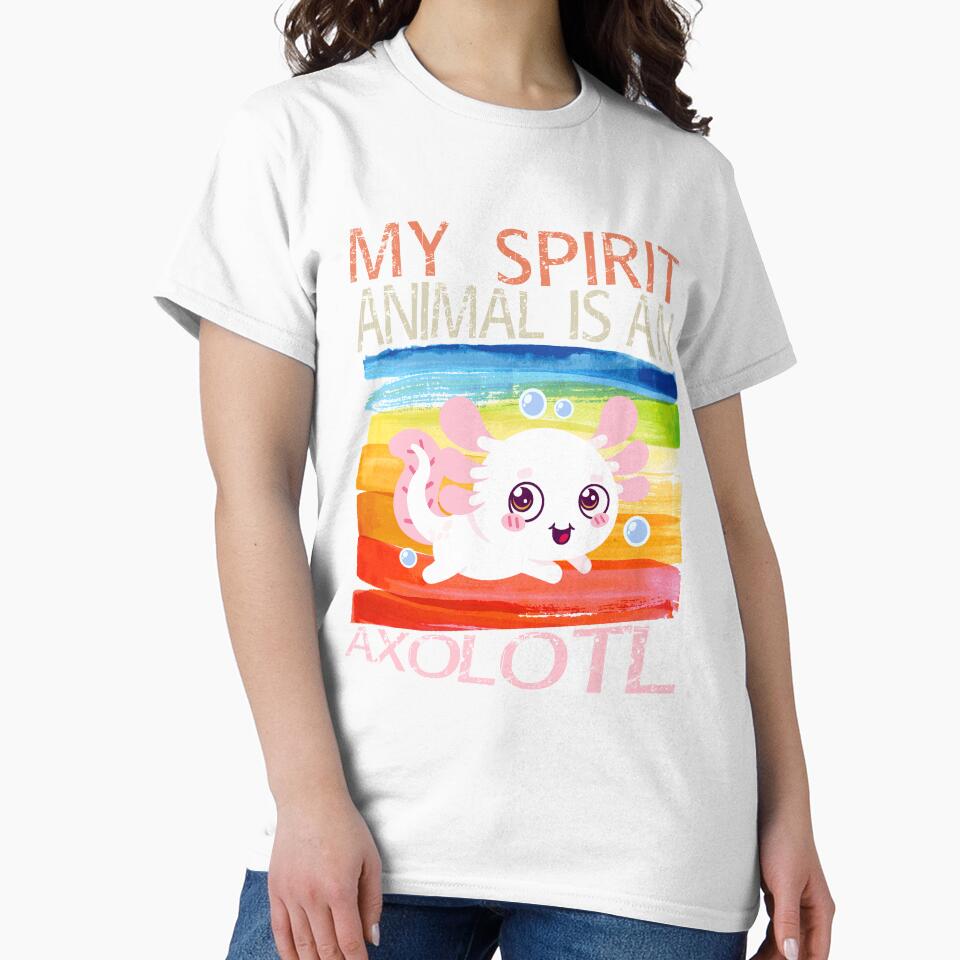 Cute pink amphibian - My Spirit Animal Is An Axolotl by MoSaid