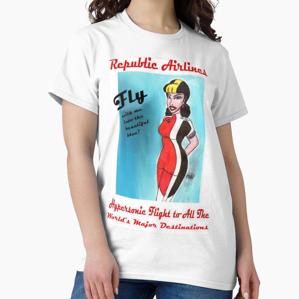 Barabera of Republic Airlines by Ronald Woods