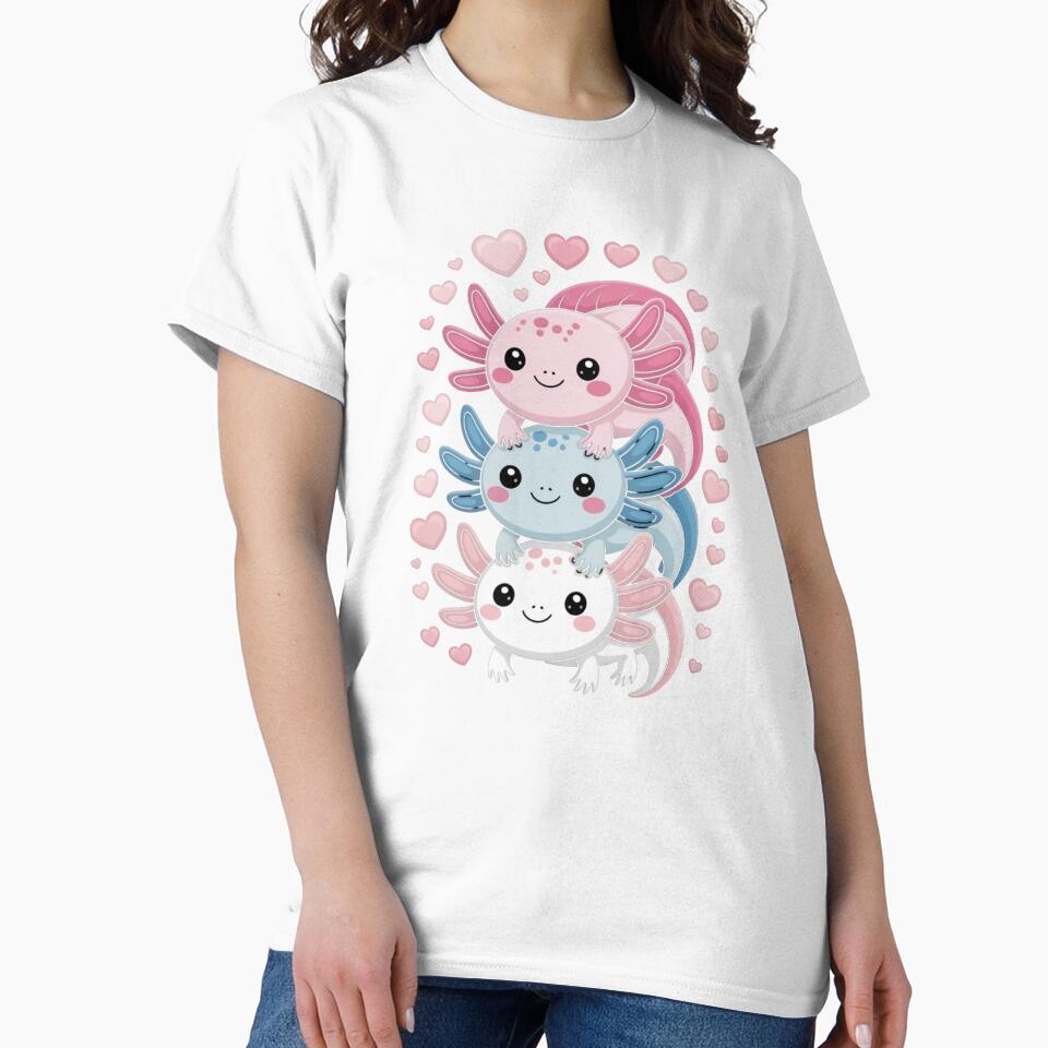Axolotl Pile Cute Axolotl Lover by Gogetgiggles