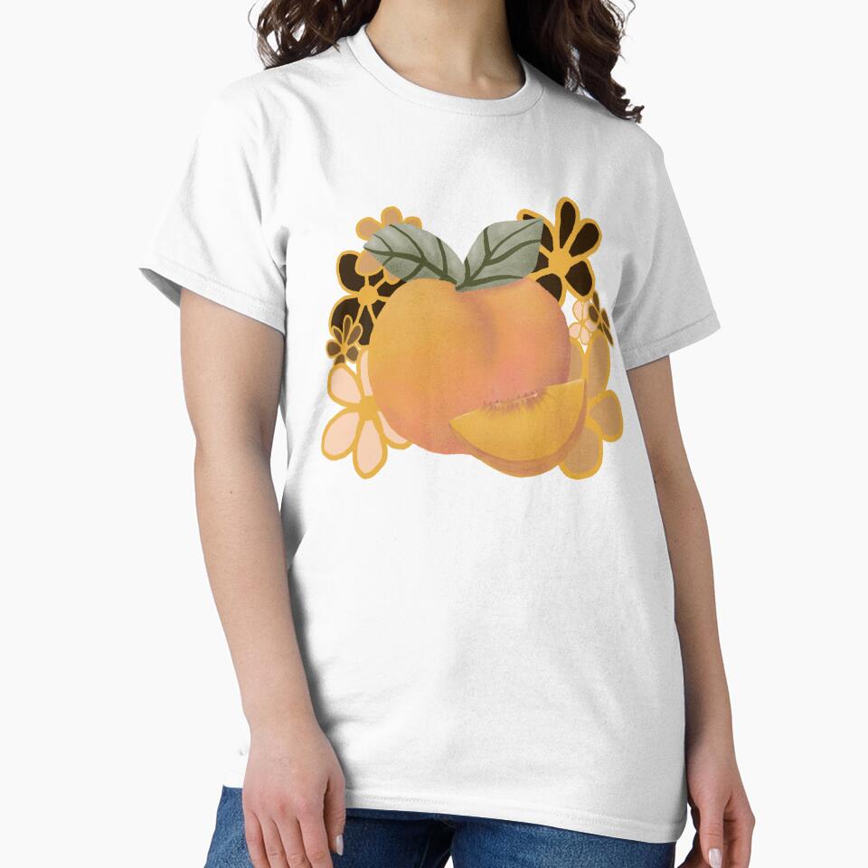 Peach Pattern – Fuzzy Evening – Orchard Evenings by Melodie Messina