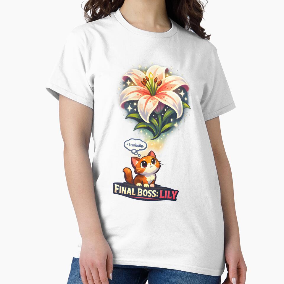 Final Boss: Lily – Toxic Plant for Cats | Funny Vet Awareness Design by Bettybee00