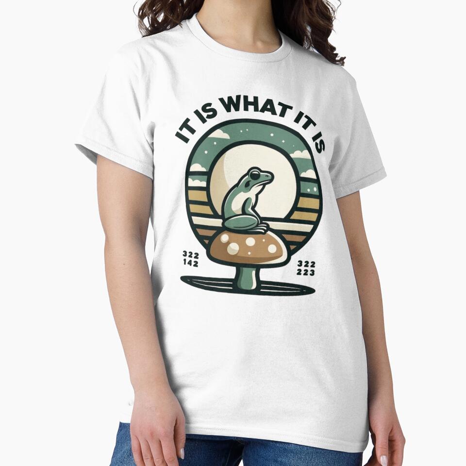 It Is What It Is – Whimsical Frog Design by Dogandesighn