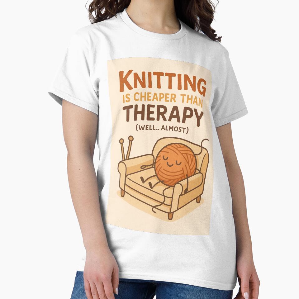 Knitting is cheaper than therapy (well... almost) by Iail Ioa