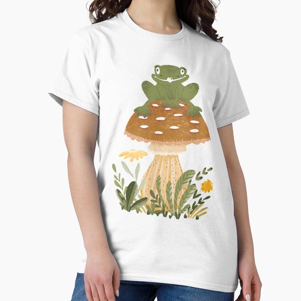 Core Frog Sat On A Forest Mushroom by GatheringPlace