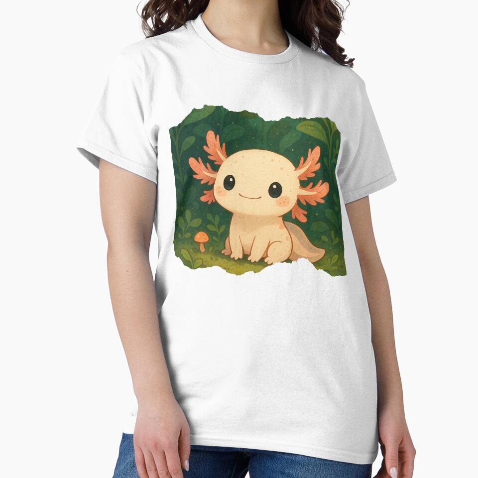 Cute Tiny Axolotl by DOPANDA .
