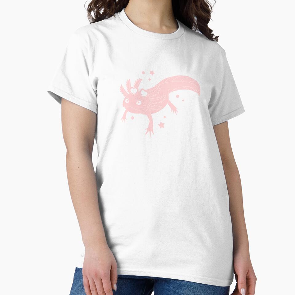 Axolotl Pastel Pink by 37jlee