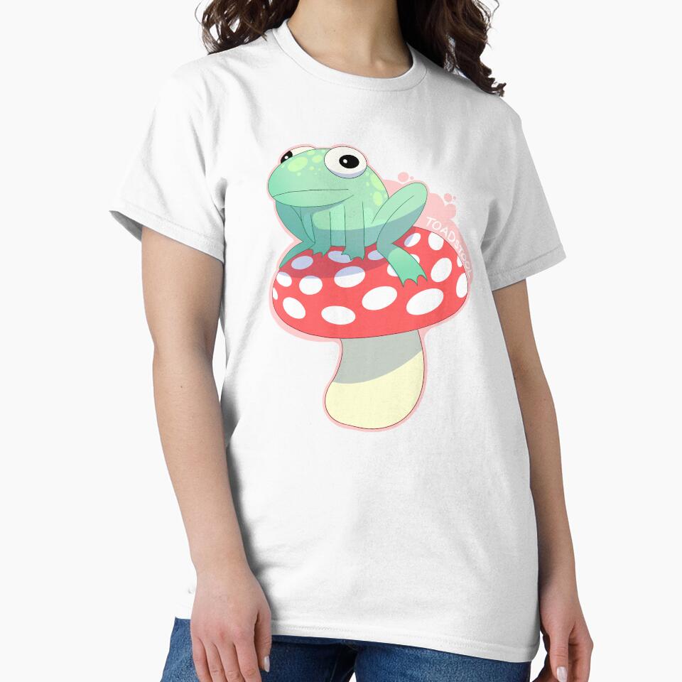 Toadstool Frog on Mushroom by ohdormouse