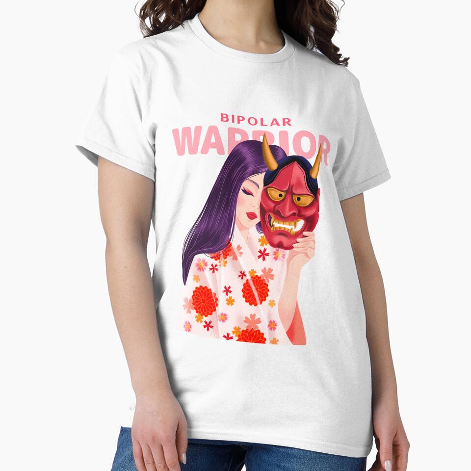 Bipolar Warrior A Japanese Woman With a Mask by Winter--Flowers