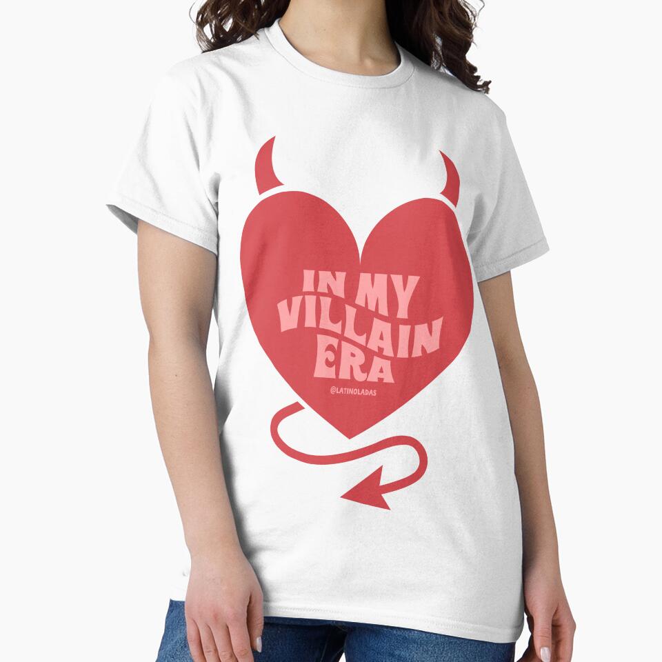 My Villain Era / For Book Lovers Red Heart Devil Horns and Tail Bookworm Aesthetic for Kindle Reading Girls Tbr Ya Books by Latinoladas