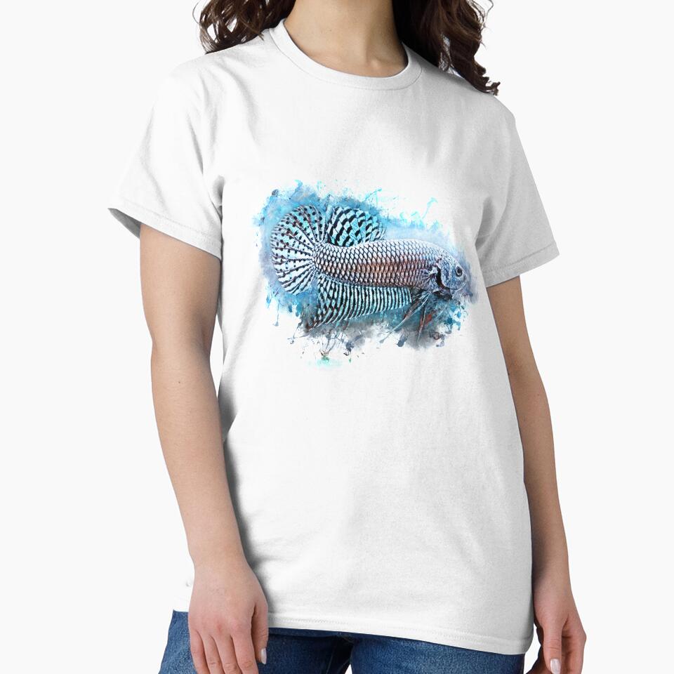Fighting Fish Alien Steel - Betta splendens by AquariumLutter