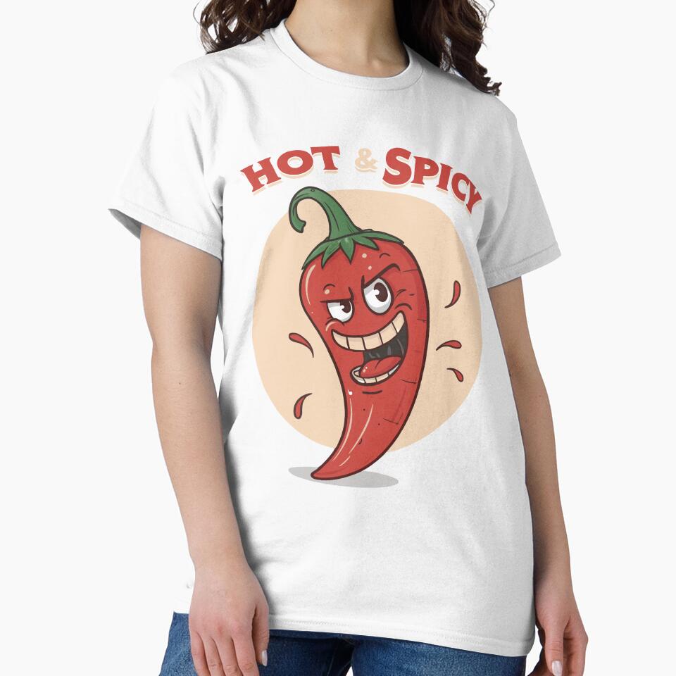 Hot & Spicy Chili Pepper by Text2tee