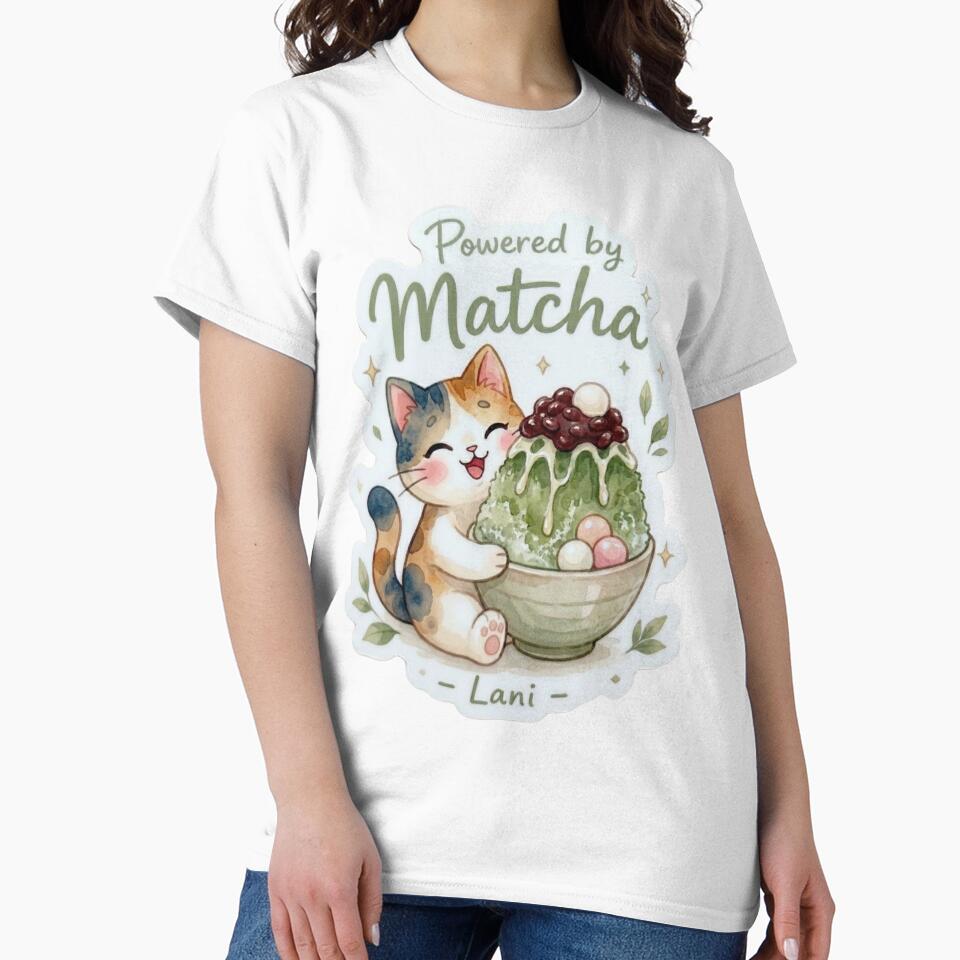 Lani Powered by Matcha Shave Ice Sticker ｜Powered by Aloha Collection by LaniDigitalNook
