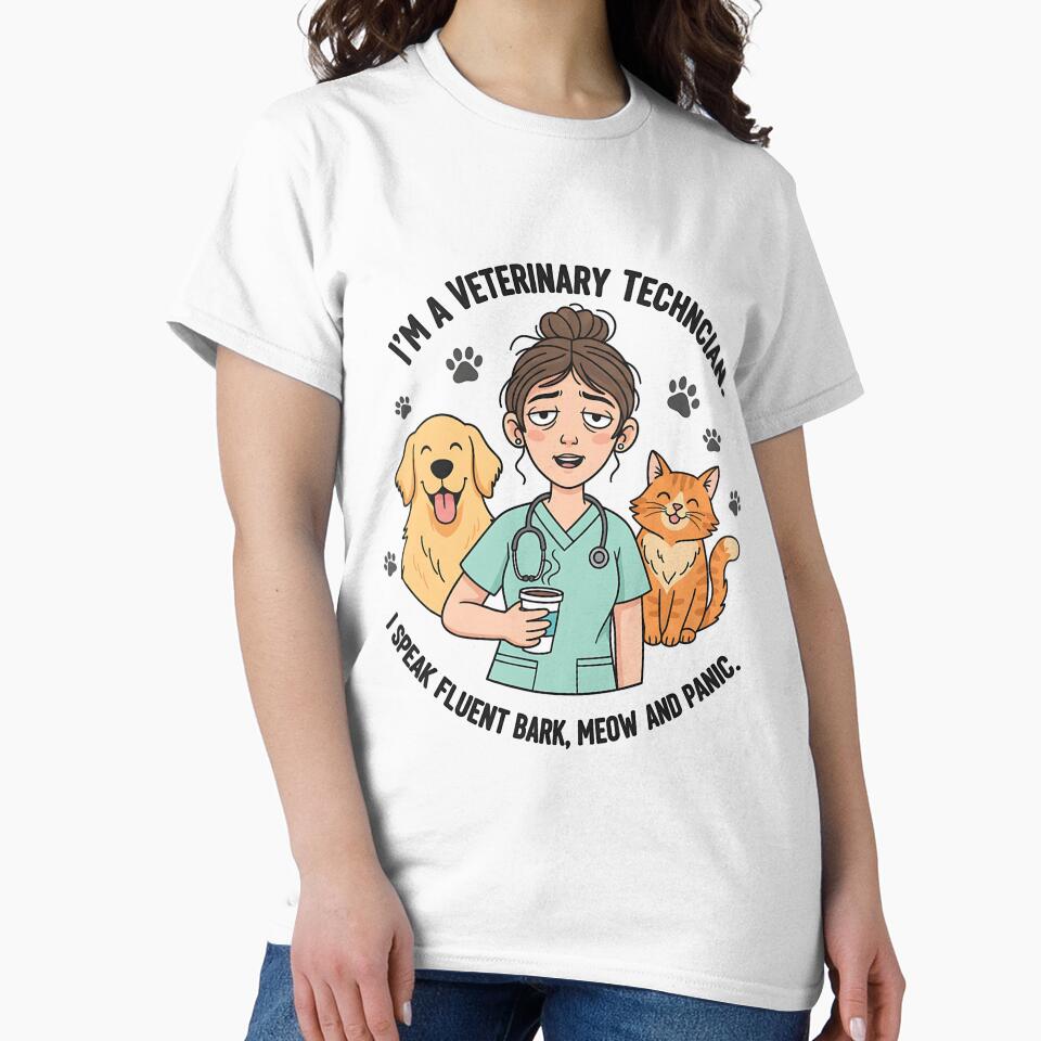 Funny Veterinary Technician Gift – Animal Clinic Humor Shirt by Muzgle