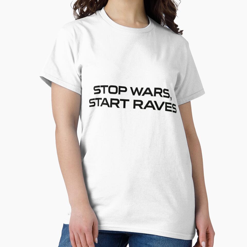 Stop Wars Start Raves, Techno, Festival, Rave Outfit, Fashion by RSINRS