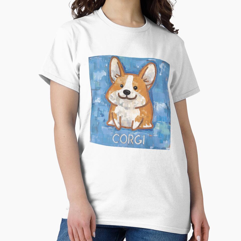 Corgi Series Star_Style A_008, dog animal funny cute T-Shirt shirt CorgiMANIA by aniMo Japan
