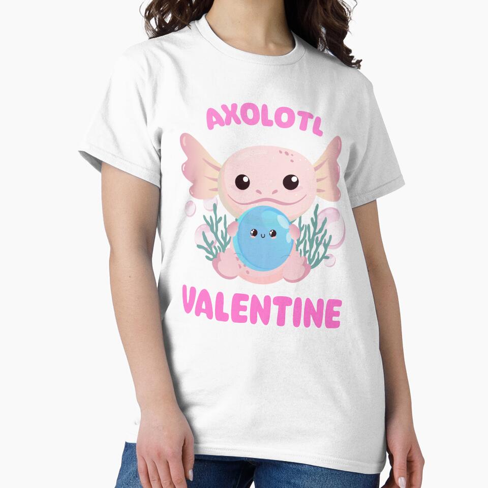 Axolotl Valentine - Axolotl Valentine Romantic by Fede Prints