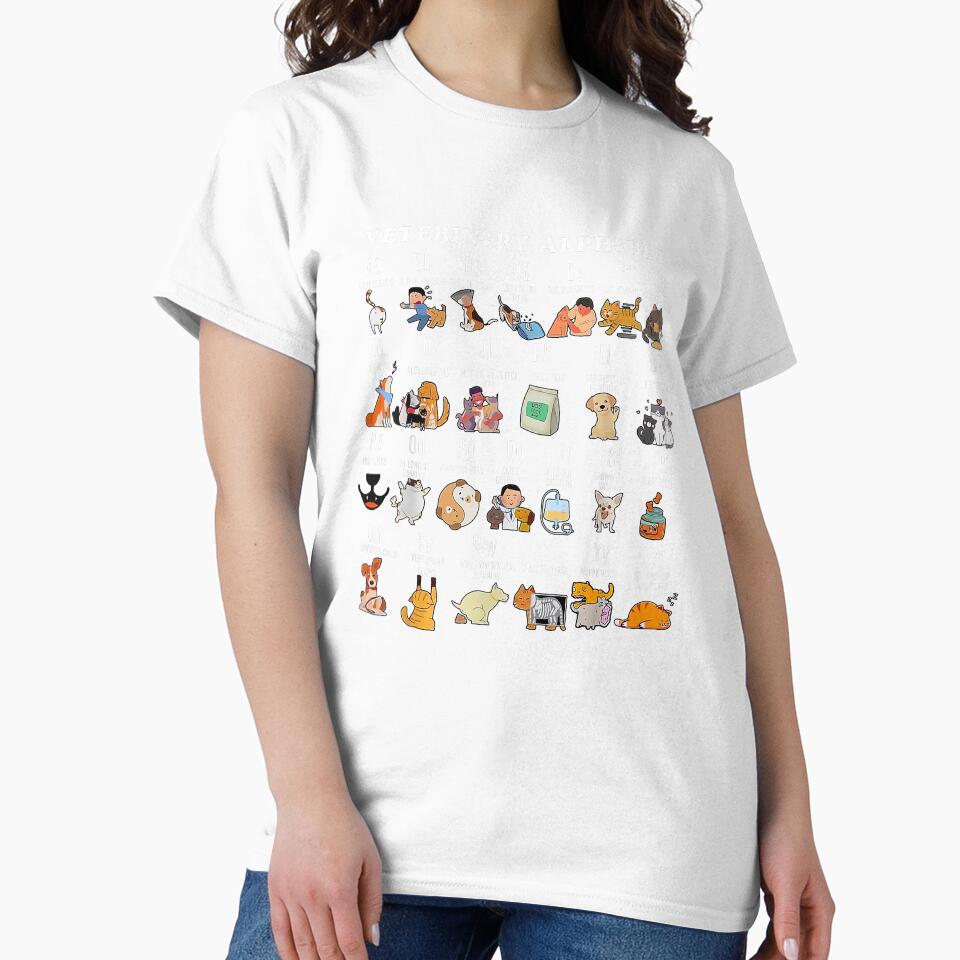 Veterinary Alphabet Animal Clinic Vet Tech by MerchDeviant