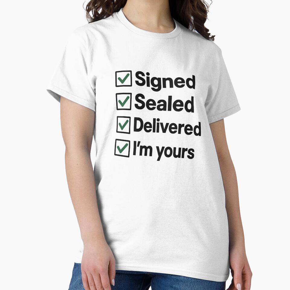 Signed, sealed, delivered, I’m yours  check by Soulstuff
