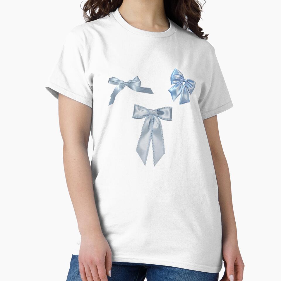 Coquette Blue Bow Sticker Pack by redbubble Tenille