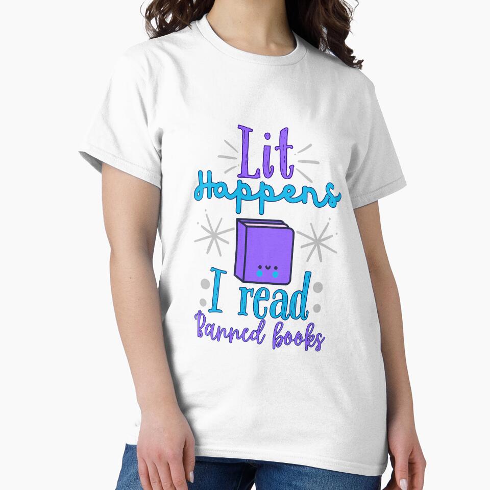 I Read Banned Books Cozy Reading by Renata Illustrata