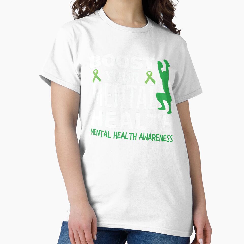 Boost Your Mental Health - Mental Health Awareness - With Exercise by OwlCanvas