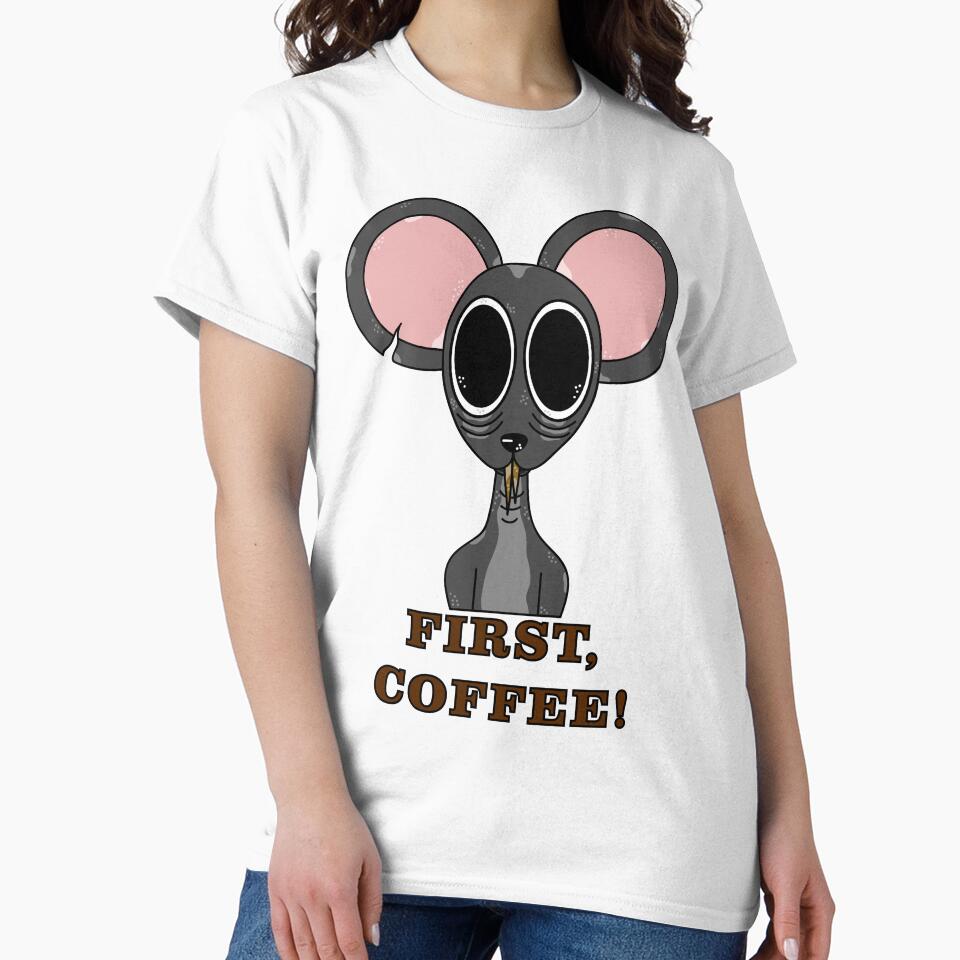 First, Coffee! Sticker by iararosa