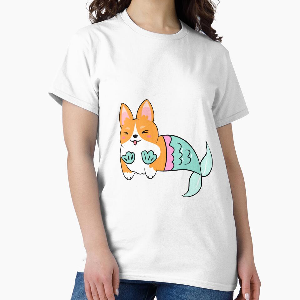 Cute Corgi Mermaid by AndyWong