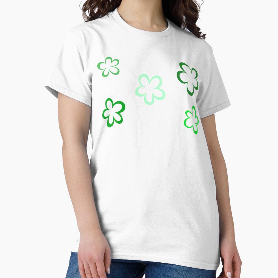 Funky Green Retro Flowers Sticker Pack by that5280lady