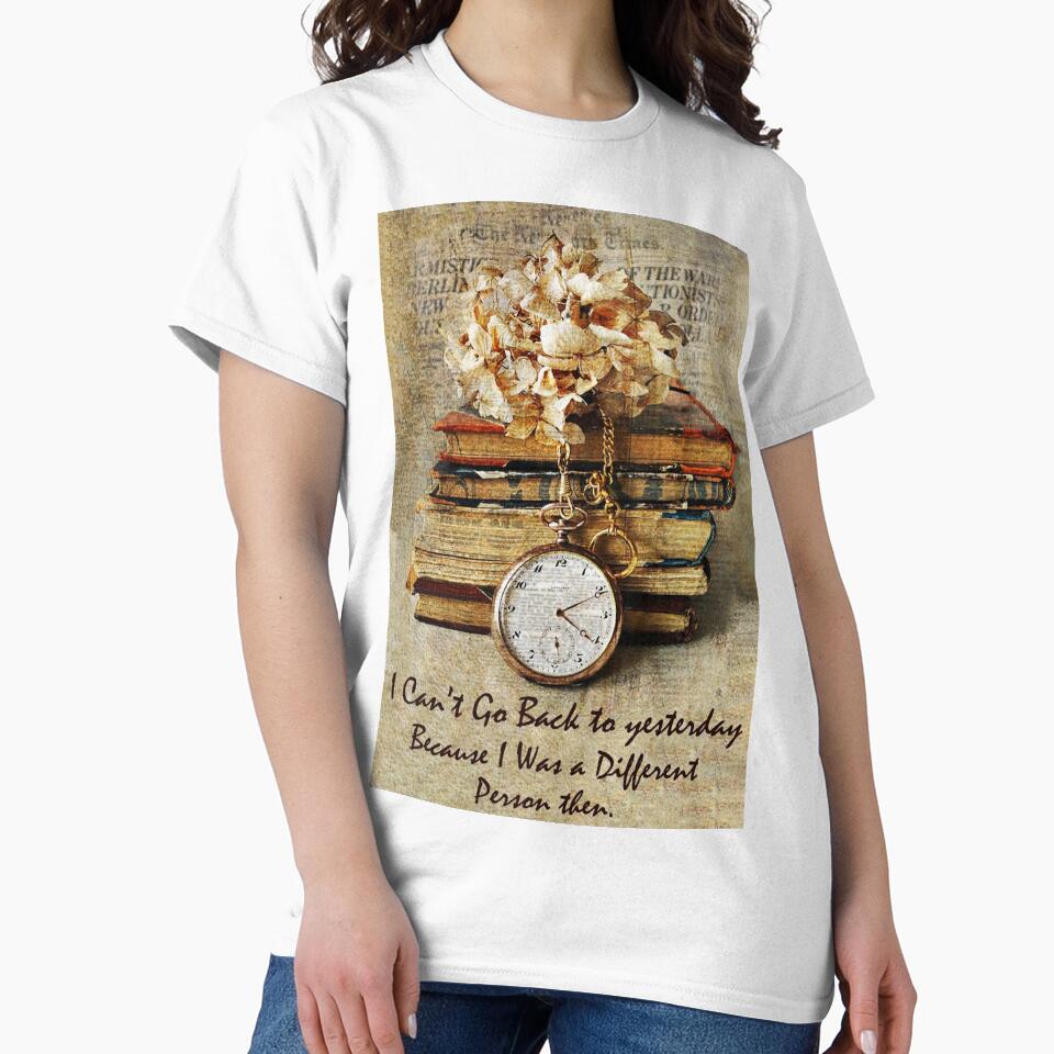 I can't go back to yesterday Books Lovers by NanLeArt