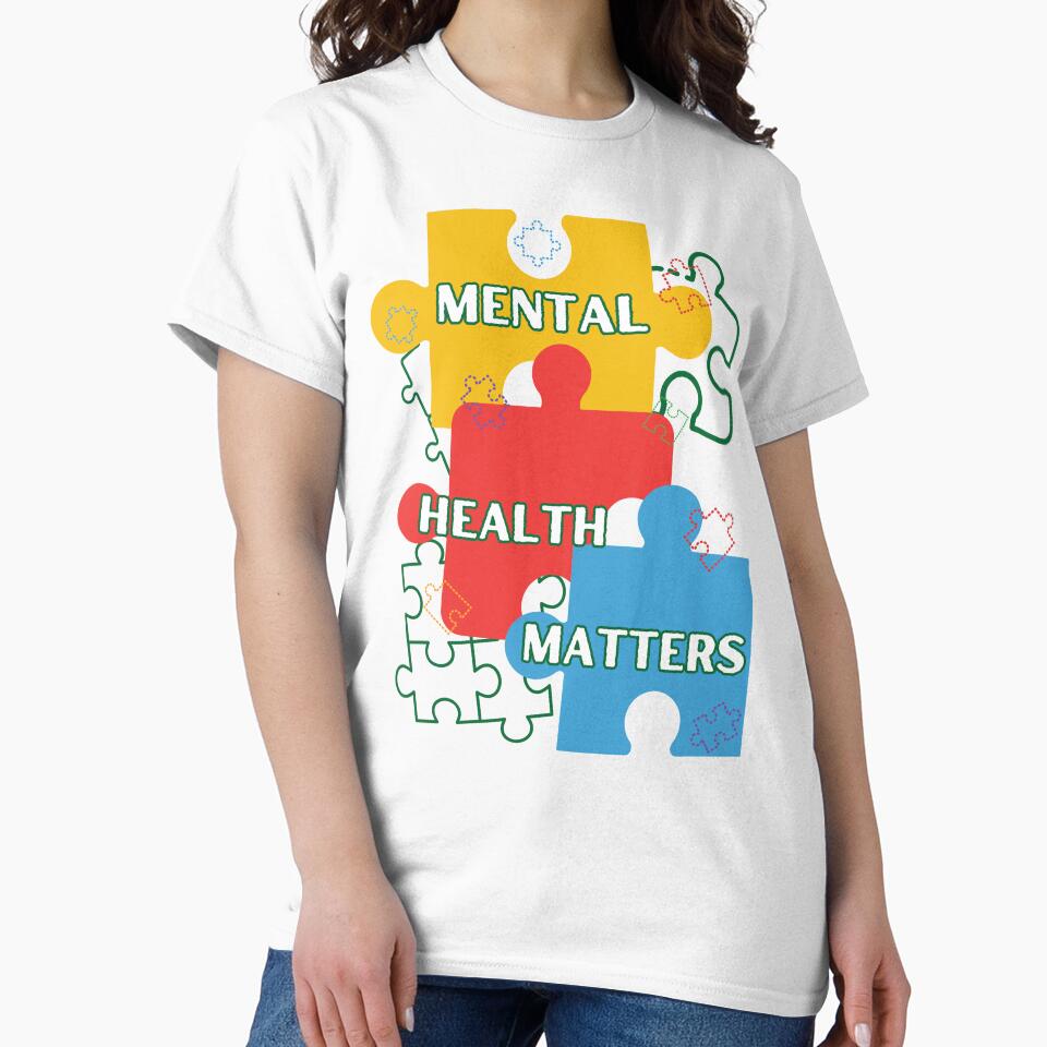 Mental Health Matters Colourful Puzzles by OwlCanvas