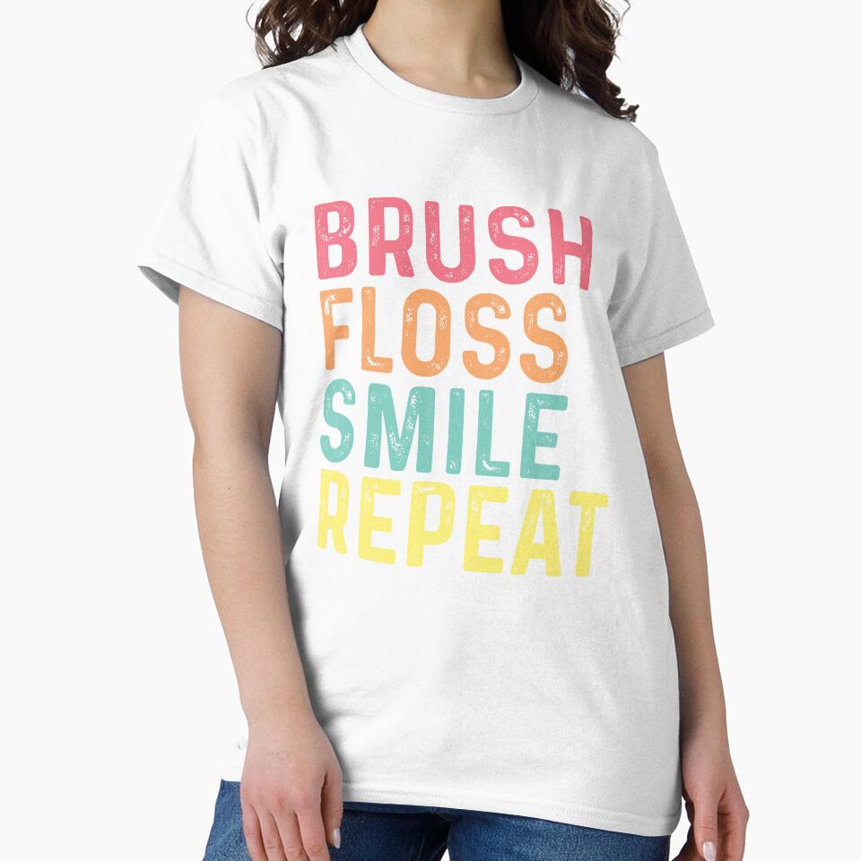 brush floss smile repeat by hautehub