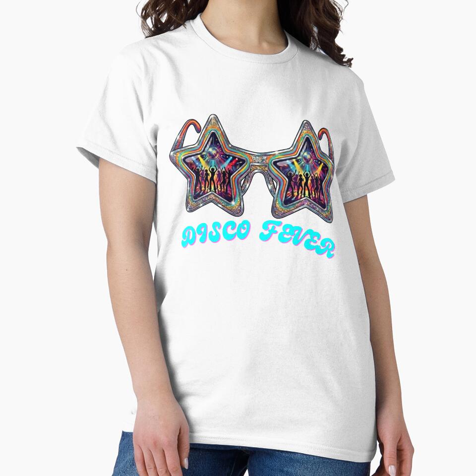Retro 70s Disco Fever Star Sunglasses Graphic by KelliesGrafix