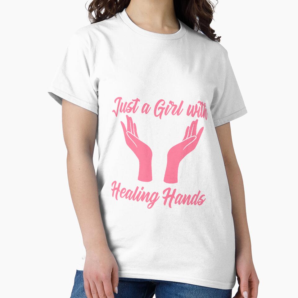Physical Therapist Gift Just a Girl with Healing Hands by Mesyo