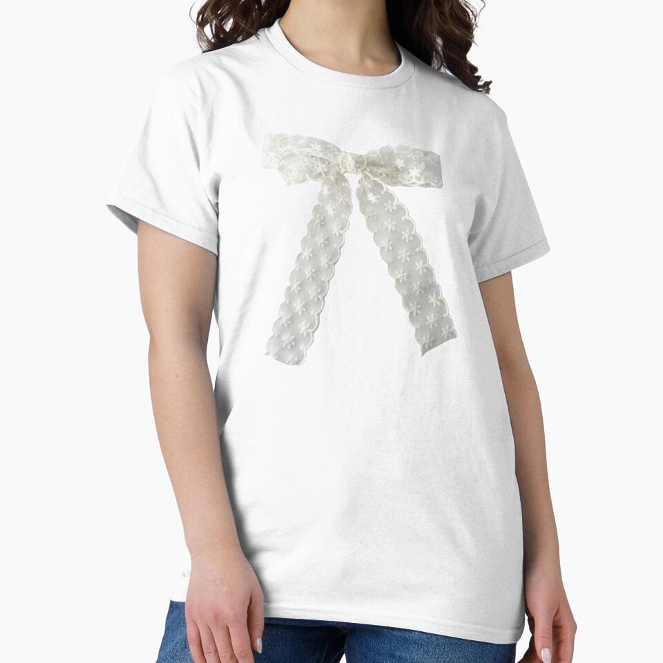 white lace bow by teethfairy
